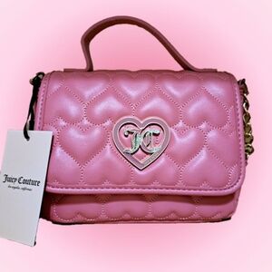 NWT Juicy Couture hot pink crossbody purse